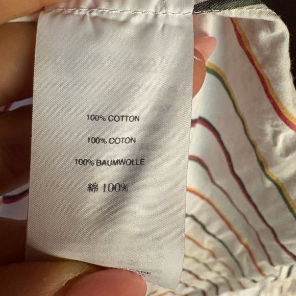 Madewell womens Central Shirt in Sadie Stripe white size small 100% cotton - Picture 8 of 12